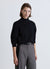 Solid colour Perkins collar jumper