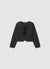 Cardigan crop in maglia con fiocchi
