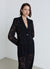 Single-breasted short lace jacket