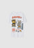T-shirt over con stampa giapponese