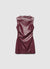 Abito minidress senza maniche con zip sul retro