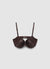 Padded push-up bra in a solid colour