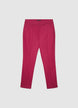 Plain dyed trousers in brushed cotton - M