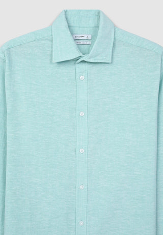 Classic linen-blend shirt