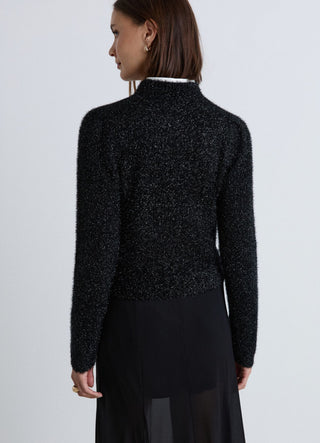 Shimmer-effect top