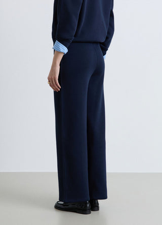 Pantaloni palazzo ginnici con coulisse