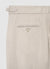 Pantaloni slim con cintura alta e tasche alla francese