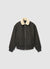 Giubbotto con colletto sherpa e zip