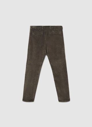 Corduroy chino trousers
