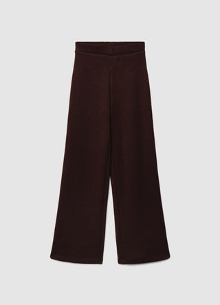Pantaloni palazzo soft a tinta unita