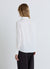 Camicia con colletto decorato e laccetto