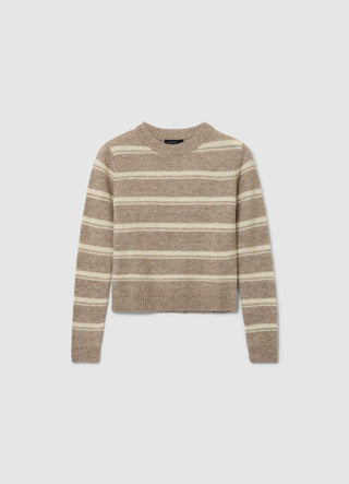 Maglia a righe girocollo