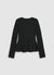 Pull peplum avec applications de perles