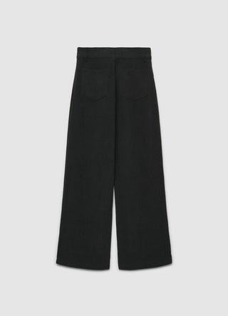Solid-colour palazzo trousers
