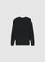 Crew neck sweater with chenille effect
