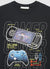 T-shirt over con stampa gamer