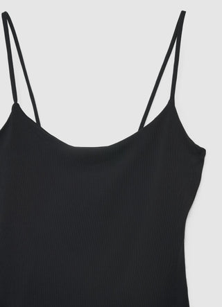 Solid colour bodysuit with thin straps