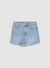 Pantaloncini mom sfrangiato