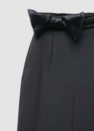 Pantalon ballon avec ceinture à nouer