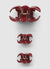 Pack of 3 flower hair clips