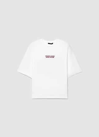 Oversized T-shirt with writing