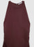Robe longue fourreau en mélange de lin