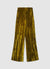 Pantaloni palazzo plissé con fibbia