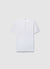 T-shirt serafino a costine con bottoni
