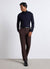 Plain-colour roll-neck jumper