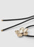 Choker with metal flower