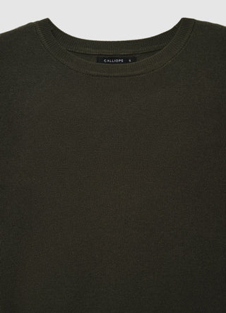 Plain crew neck sweater