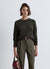 Crew neck jumper with raglan sleeves
