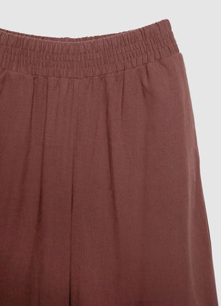 Pants with an elasticated waistband