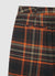 Straight check trousers