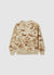 Sweat oversize avec imprimé camouflage et inscription