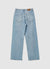 High-waisted wide-leg jeans