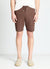 Linen blend Bermuda shorts