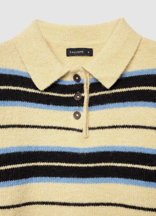 Maglia polo a righe