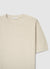 Solid colour knitted fabric T-shirt