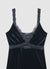 Abito slipdress lungo con spalline in pizzo