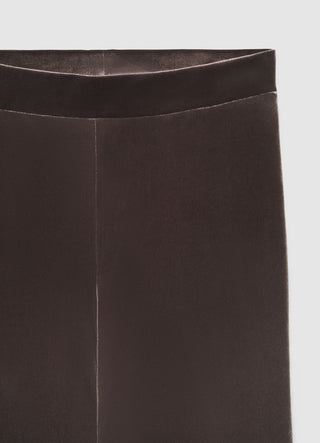 Leggings longs évasés en velours côtelé