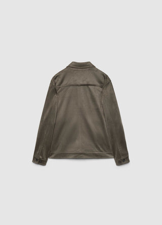 Giacca camicia con tasche a pattina