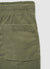 Pantaloni jogger a tinta unita con coulisse