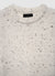 Crew neck jumper with dotted pattern