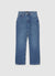 Jeans straight a vita alta