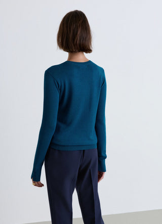 Plain crew neck sweater