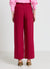 Palazzo trousers with an elasticated waistband