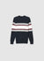 Maglia girocollo a righe