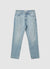Jeans tapered a tinta unita