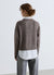 Maglia con inserto camicia e scollo a V
